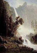 Bridal Veil Falls. Yosemite Bierstadt
